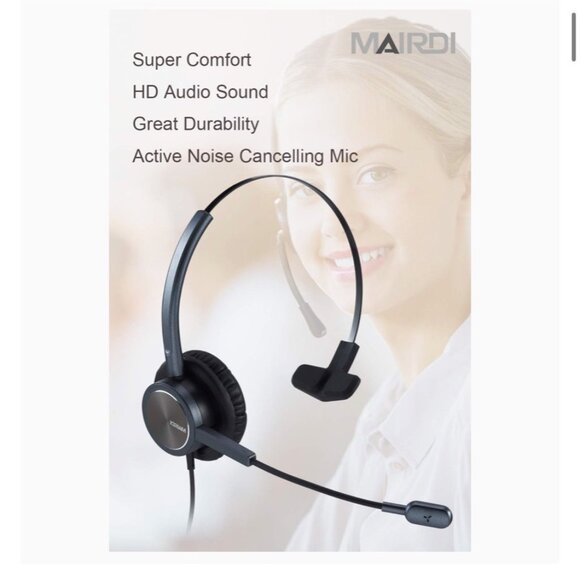 Headset USB Communication Headset Mairdi Microphone - Picture 7 of 12